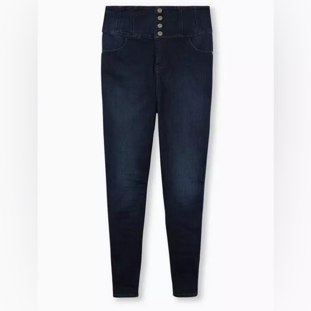 Torrid Corset Skinny Premium Stretch High-Rise Jean, Size 18 - Picture 3 of 5